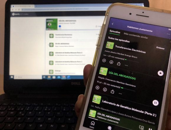 Promueve PJEO la cultura de la legalidadcon el podcast “Hablemos Justamente”