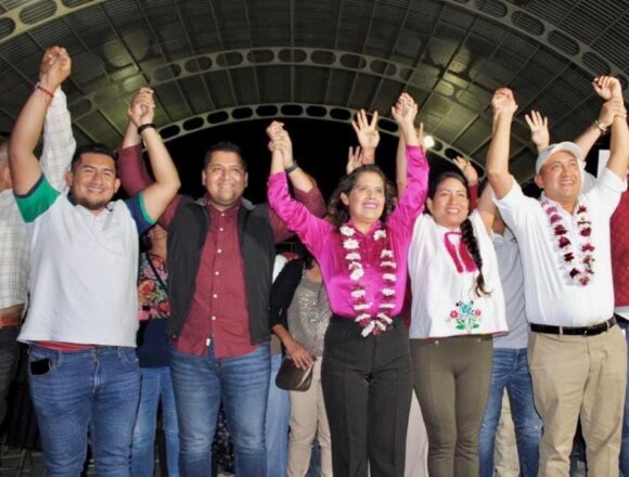 Militancia de Arrazola lista para defender la transformación de Oaxaca