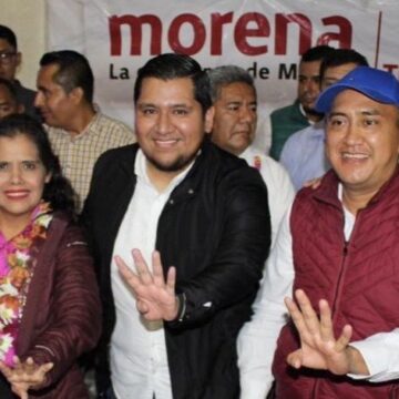 ¡Xoxocotlán territorio de la #4T!; realizan gran asamblea informativa para recibir a Laura y Nino