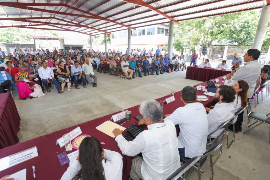 Santiago Niltepec tendrá desarrollo con millonaria inversión para su mercado, caminos, educación y cultura