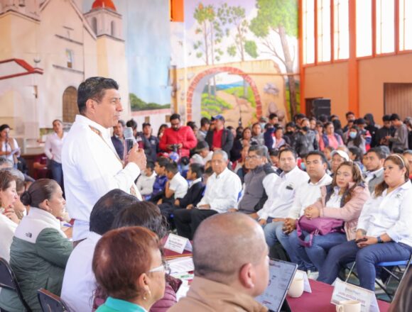 Recibe Capulálpam de Méndez atención prioritaria del Gobierno del Estado