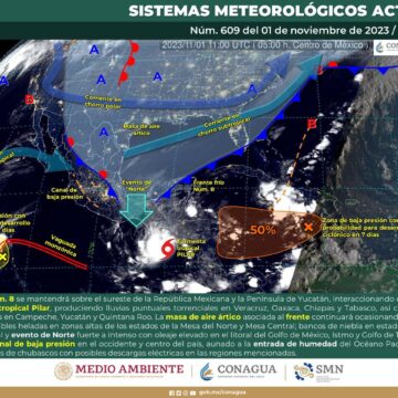 Continuarán las bajas temperaturas y lluvias moderadas en el estado