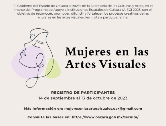 Invita Secretaría de las Culturas y Artes a participar en la convocatoria Mujeres en las artes visuales