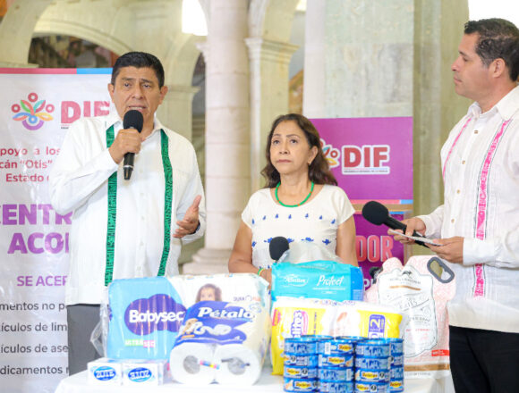Convoca Gobierno de Oaxaca a solidarizarse con el pueblo guerrerense; invitan a donar insumos no perecederos