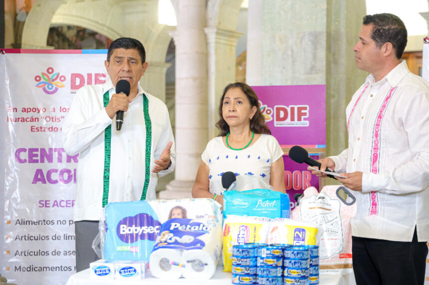 Convoca Gobierno de Oaxaca a solidarizarse con el pueblo guerrerense; invitan a donar insumos no perecederos