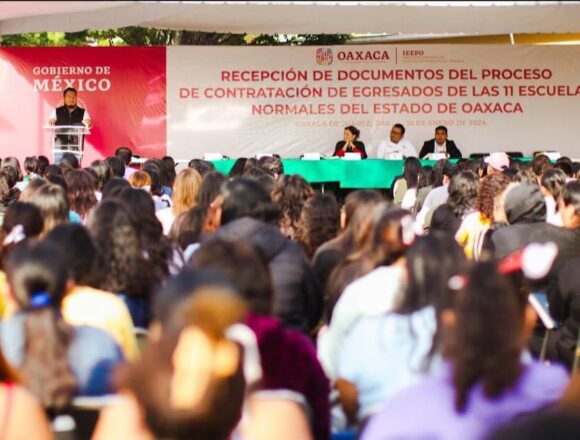 Inicia IEEPO recepción de documentos para contratación de normalistas generación 2019-2023