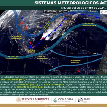 Prevé Protección Civil día con ambiente templado, caluroso y lluvias escasas para el estado