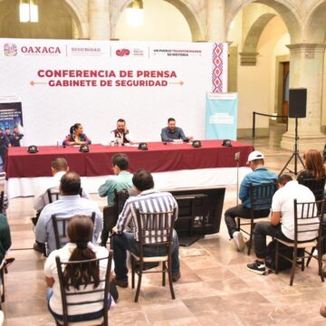 Mantiene SSPC despliegue de acciones para salvaguardar la integridad de la población oaxaqueña