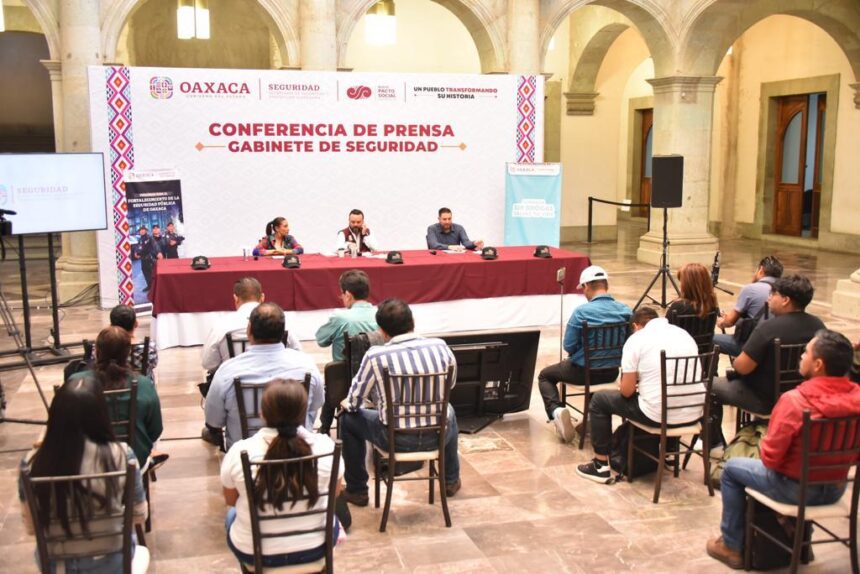 Mantiene SSPC despliegue de acciones para salvaguardar la integridad de la población oaxaqueña