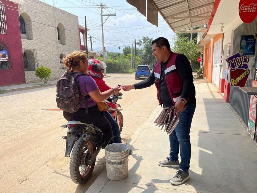 En territorio, fomentamos valores del lado del pueblo: Carlos López Jarquín