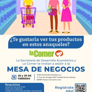 Impulsa Secretaría de Desarrollo Económico presencia de productos oaxaqueños en mercados nacionales