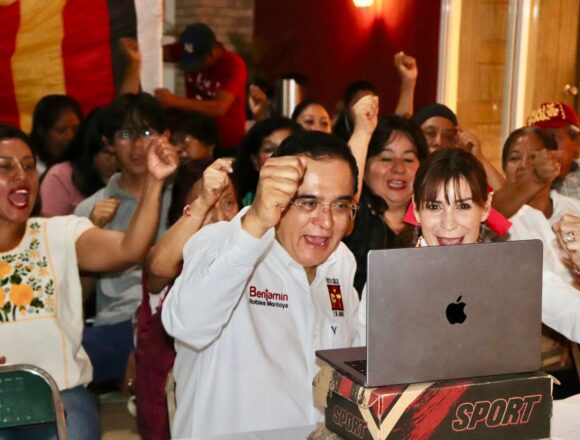 ¡Histórico! Más de 300 comités del PT en Oaxaca arropan a Claudia en el debate