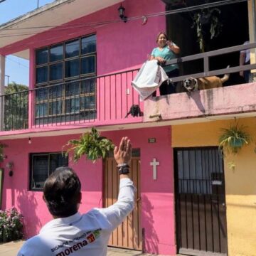 Llama Raúl Bolaños a la ciudadanía oaxaqueña a respaldar con su voto, a la Cuarta Transformación