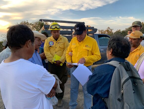 Controlado al 100% el incendio forestal en Tepelmeme Villa de Morelos