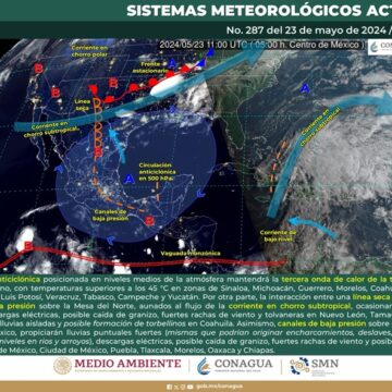 Continúa tercera ola de calor con temperaturas extremadamente altas