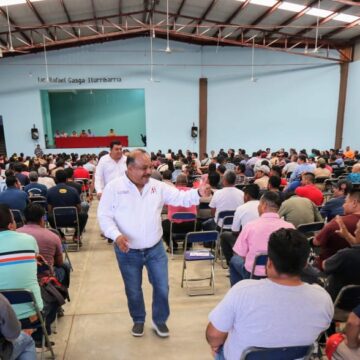 Juan Rafael Rosas Herrera Presenta su Proyecto de Gobierno ante el Sindicato “3 de Marzo”