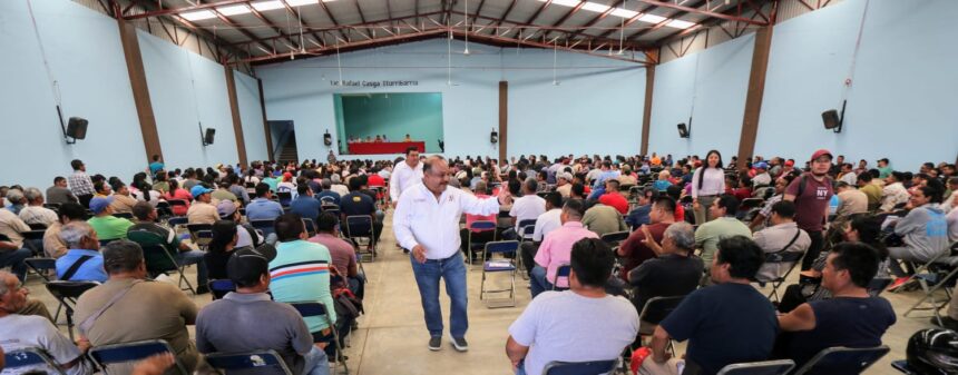 Juan Rafael Rosas Herrera Presenta su Proyecto de Gobierno ante el Sindicato “3 de Marzo”