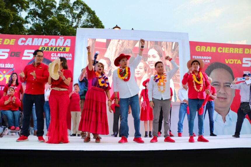 Plaza de la Danza se LLENA en cierre de Benjamín Robles “El Bueno”: el pueblo VOTARÁ PT