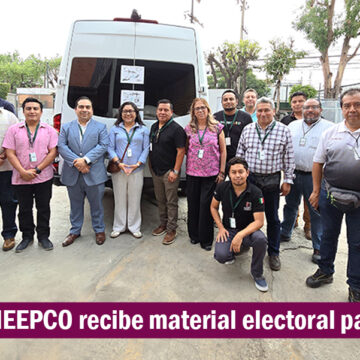 Rumbo a las Elecciones Oaxaca 2024, recibe IEEPCO material electoral para VotoMex