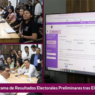 Arranca Programa de Resultados Electorales Preliminares tras Elecciones Oaxaca 2024