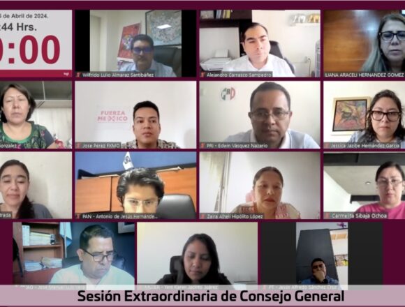 Valida Consejo General del IEEPCO elecciones extraordinarias por Sistemas Normativos y designa a integrante de un órgano desconcentrado