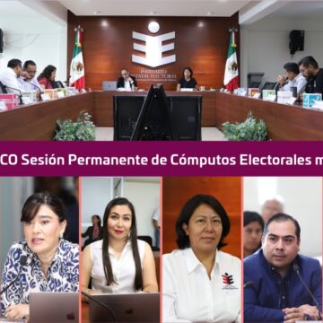 Instala IEEPCO Sesión Permanente de Cómputos Electorales municipales