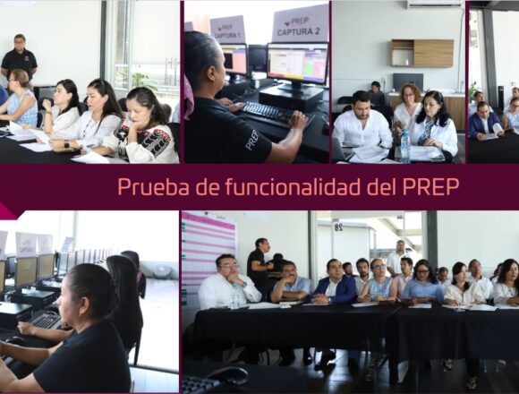 IEEPCO realiza prueba funcional del PREP para las elecciones 2024