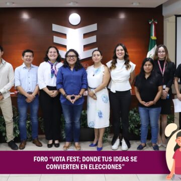 Realiza IEEPCO VotoFest para promover participación de las juventudes rumbo a Elecciones OAxaca 2024