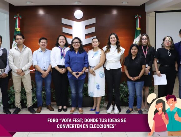 Realiza IEEPCO VotoFest para promover participación de las juventudes rumbo a Elecciones OAxaca 2024