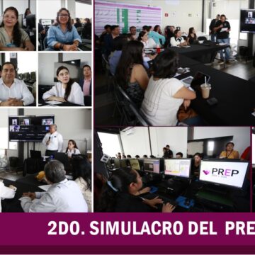 Realiza IEEPCO Segundo Simulacro del PREP