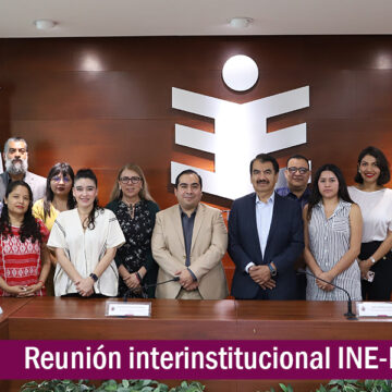 Realiza IEEPCO y Junta Local del INE reunión interinstitucional del Proceso Electoral Ordinario 2023-2024