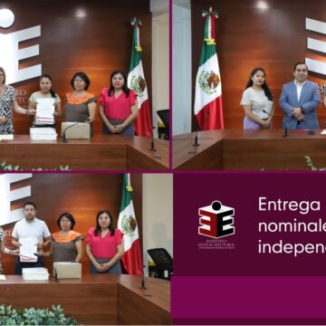 Entrega IEEPCO listas nominales a candidaturas independientes