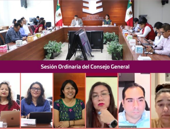 Recibe Consejo General del IEEPCO informe sobre actividades del Proceso Electoral 2023-2024