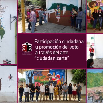 Promueve IEEPCO participación ciudadana y promoción del voto a través del Arte para la Comunidad Ciudadanizarte