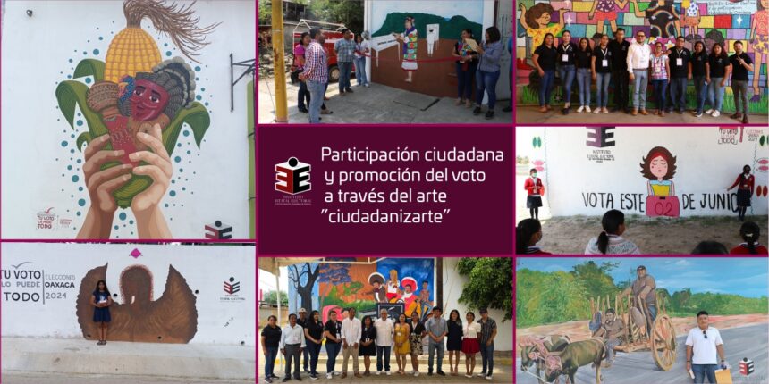 Promueve IEEPCO participación ciudadana y promoción del voto a través del Arte para la Comunidad Ciudadanizarte