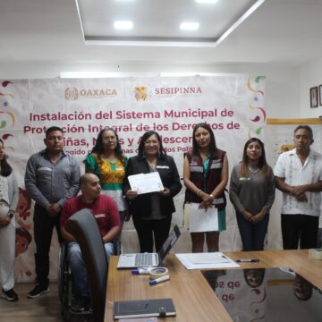 Lleva a cabo el H. Ayuntamiento de San Jacinto Amilpas, Centro, Oaxaca, la Instalacion del Sistema Municipal de Proteccion de los Derechos de Niñas, Niños y Adolescentes.