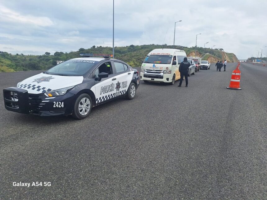 Implementan Operativo Carrusel en autopista Barranca Larga-Ventanilla