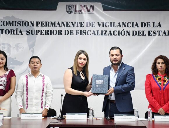 Recibe Comisión de Vigilancia Informe de Resultados de la Fiscalización de cuentas públicas 2023