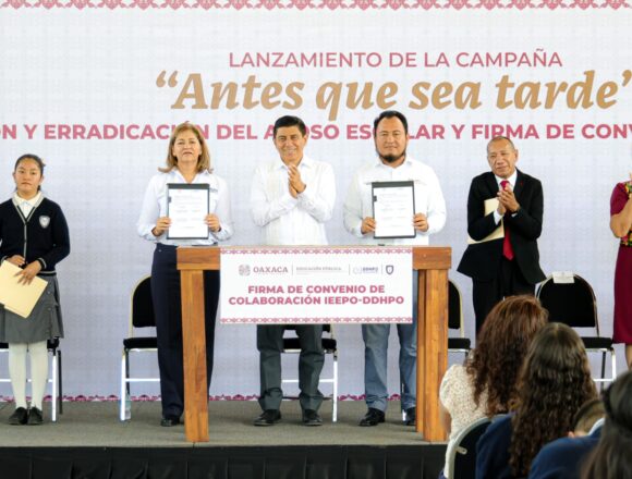 Gobierno de Oaxaca se une al combate del acoso escolar