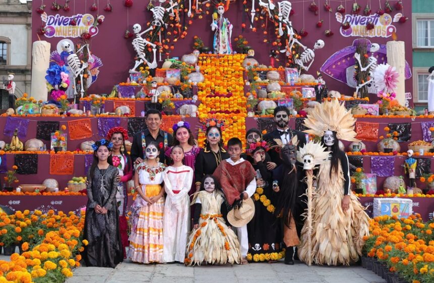 Celebran niñas, niños y adolescentes la segunda edición de Diverti Muertos