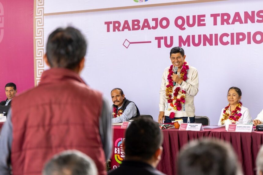 Ejerce Gobierno de Oaxaca 15 mdp para mejorar la calidad de vida de Santo Domingo Nuxaá