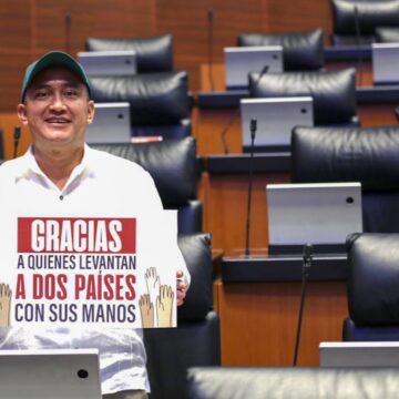 SENADORES DE MORENA, LISTOS PARA PROTEGER DERECHOS DE MIGRANTES MEXICANOS EN ESTADOS UNIDOS: NINO MORALES