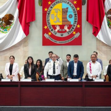 El Congreso de Oaxaca reitera su apoyo para el fortalecimiento de la seguridad en la entidad