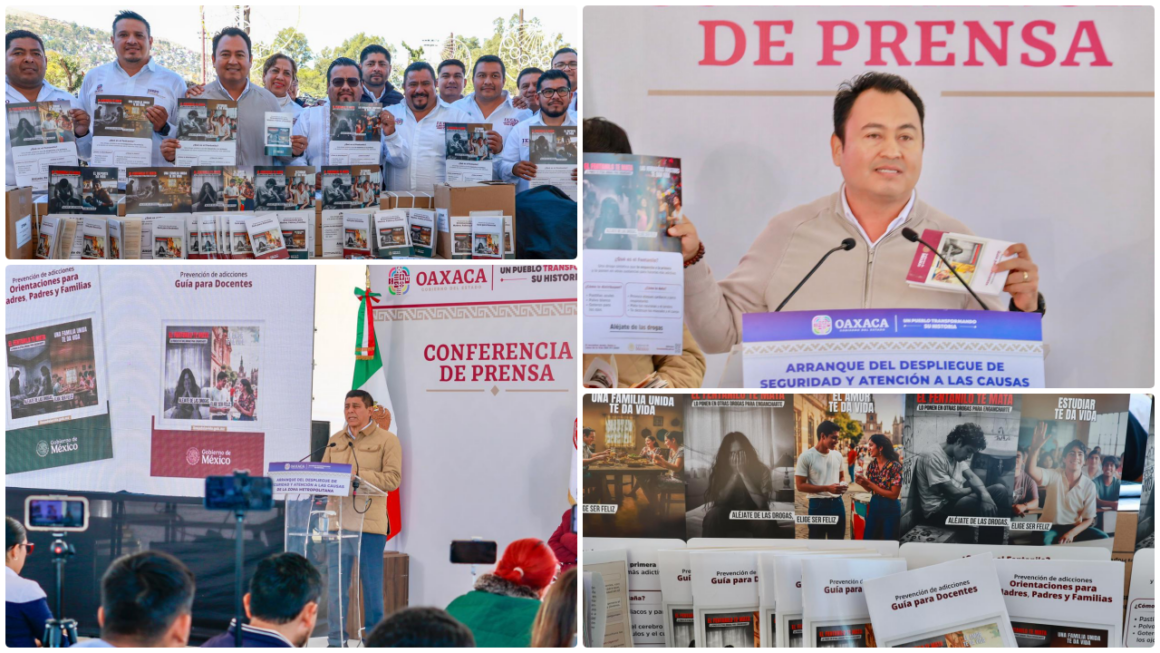 Inicia en Oaxaca la campaña nacional “Aléjate de las drogas, el fentanilo te mata”