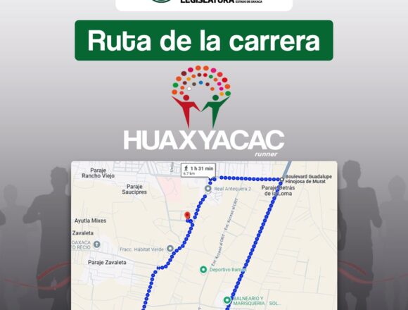 Con carrera atlética buscan promover el deporte desde el Congreso de Oaxaca