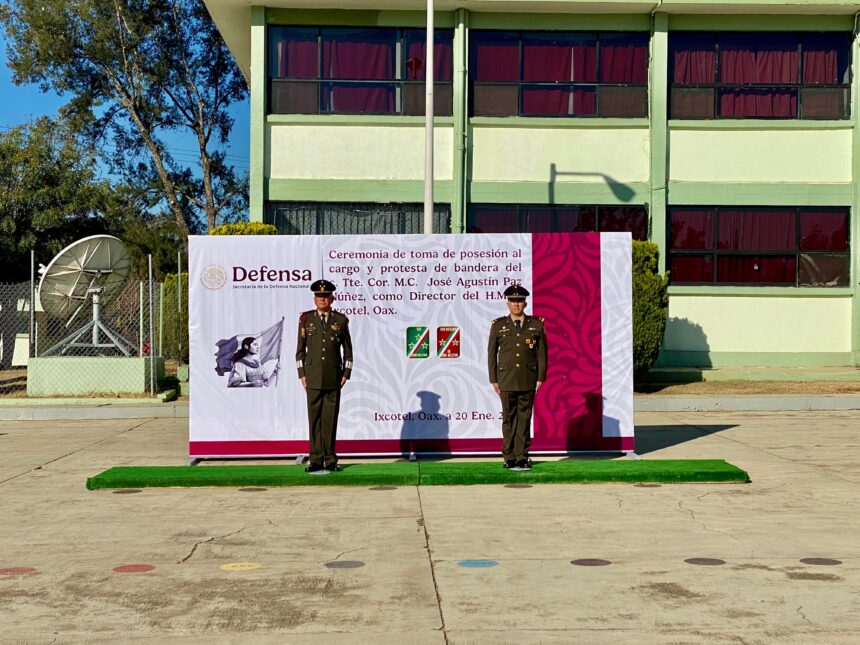 El Ejército Mexicano designa nuevo Director del Hospital Militar de Zona en Ixcotel, Oaxaca