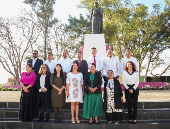 Conmemoración Aniversario Luctuoso Vicente Guerrero (5) Las y los diputados de la LXVI Legislatura de Oaxaca asistieron a la conmemoración del 194 aniversario luctuoso de Vicente Guerrero