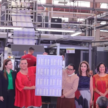 Arranca INE impresión de más de 600 millones de boletas para elección judicial. –