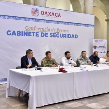 Informa SSPC resultados de trabajos coordinados para la construcción de entornos pacíficos en Oaxaca