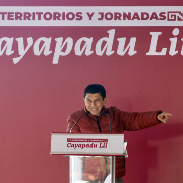 Inicia Salomón Jara el Programa Territorios y Jornadas “Cayapadu Lii” para la paz y bienestar